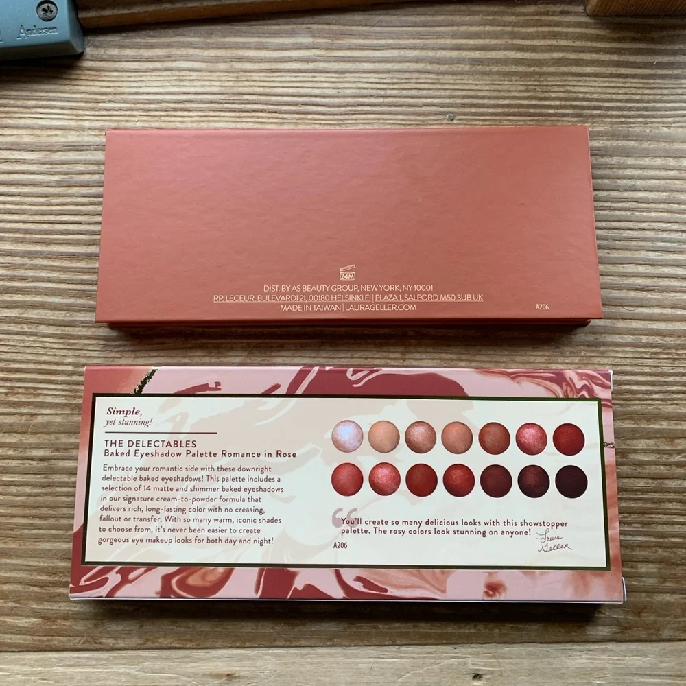 🎉HP🎉 New Laura Geller The Delectables Romance in Rose Baked Eyeshadow Pa…